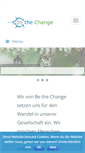 Mobile Screenshot of be-the-change.de