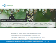 Tablet Screenshot of be-the-change.de